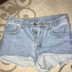 High waisted shorts